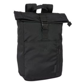 Safta F.C.Barcelona Premium Mochila para Portatil hasta 15.6" - Cremallera - Interior Acolchado - Correas Ergonomicas - Asa Forrada - Capacidad 15.3 Litros - 280x130x420mm - Color Negro