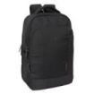 Safta F.C.Barcelona Premium Mochila para Portatil hasta 15.6" - Conector USB - Portabotellas - Tirador Doble - Hombreras Acolchadas - Alojamiento para Gafas - 19.15L - 290x150x440mm - Color Negro