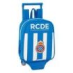 Safta RCD Espanyol Mochila con Carro - Tarjeta ID - Asa Superior - Mochila Extraible - Material Resistente - 6L - 220x100x270mm - Color Azul y Blanco