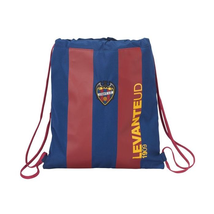 Safta Levante U.D. Saco Plano - Bolsillo con Cremallera - Cierre con Cordones - 5L - Ligero y Compacto - 350x10x400mm - Color Rojo y Azul