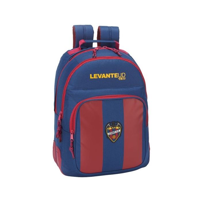 Safta Levante U.D. Mochila con 2 Compartimentos - Cantoneras Antirozaduras - Adaptable a Carro - Portabotellas - Tirador Doble - Asa Forrada - 320x150x420mm - Color Rojo y Azul