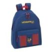Safta Levante U.D. Mochila - Bolsillo Frontal - Hombreras Acolchadas - Doble Tirador en Cremallera - Asa Superior - 18L - 330x150x420mm - Color Rojo y Azul