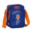 Safta Valencia Basket Bandolera - Cremallera - Bolsillo Frontal - Bandolera Ajustable - Compartimento Trasero con Velcro - 2L - 160x60x220mm - Color Azul Oscuro