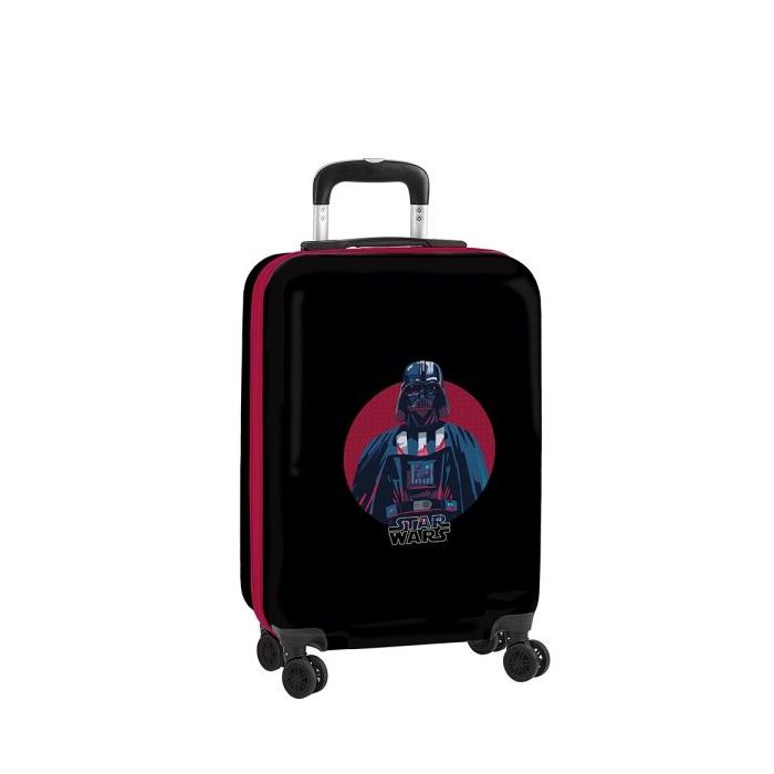 Safta Star Wars Digital Escape Maleta Trolley de Cabina 20” - Cierre con Candado - Interior Forrado - Bolsillo de Red - Ruedas Giratorias 360° - 40.1L - 345x200x550mm - Color Negro