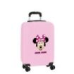 Safta Minnie Mouse Me Time Maleta Trolley de Cabina 20” - Cierre con Candado - Interior Forrado y Bolsillos - Ruedas Giratorias 360° - Ajustable - ABS y PC - 40.1L - 45x200x550mm - Color Rosa