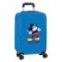 Safta Mickey Mouse Only One Maleta Trolley de Cabina 20” - Cierre con Candado - Compartimentos con Cremallera - Asa Flexible de PVC - Ajustable - ABS y PC - 40.1L - 45x200x550mm - Color Azul