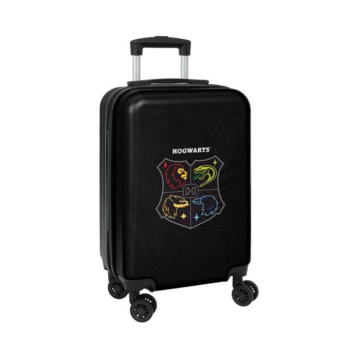 Safta Harry Potter House Of Champions Maleta Trolley de Cabina 20” - Cierre con Candado - Interior Forrado - Bolsillo de Red - Ruedas Giratorias - 40.1L - 345x200x550mm - Color Negro