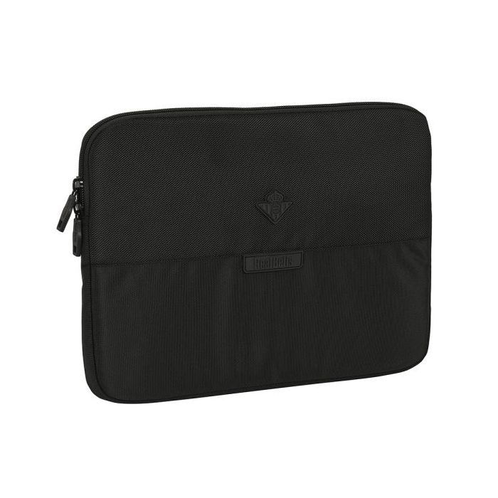 Safta Real Betis Balompie Premium Funda para Portatil hasta 14" - Alojamiento Acolchado - 1.7L - 340x20x250mm - Color Negro