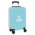 Safta Munich Heaven Maleta Trolley de Cabina 20” - Cierre con Candado - Interior Forrado - Bolsillo de Red - Ruedas Giratorias - Asa Extensible - 40.1L - 345x200x550mm - Color Azul Claro