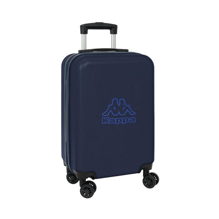 Safta Kappa Blue Night Maleta Trolley de Cabina 20” - Cierre con Candado - Interior Forrado - Bolsillo de Red - Ruedas Giratorias - Mango Extensible - 345x200x550mm - Color Azul Marino