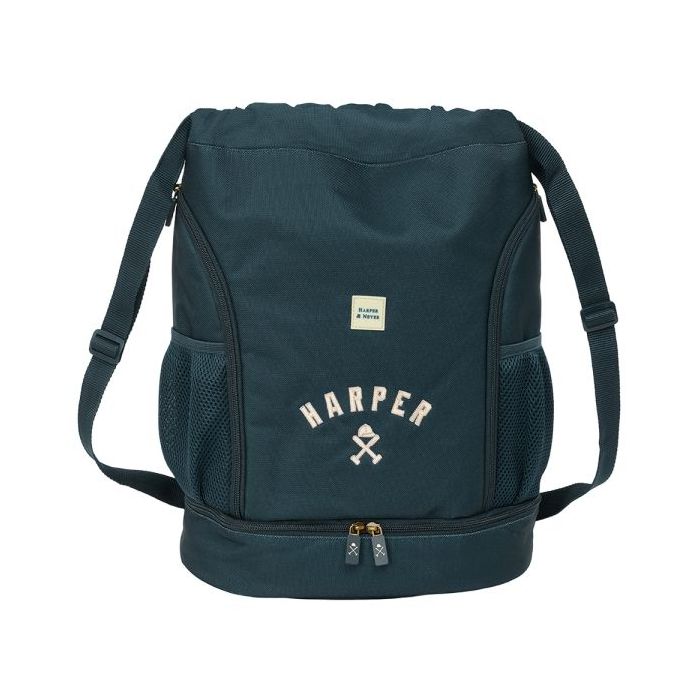 Safta Harper and Neyer Saco Mochila - Bolsillo Interior con Cremallera - Bolsillos Laterales - Bolsillo Lateral - Cierre con Webbings - Correas Ajustables - 21.93L - 340x150x430mm - Color Azul Marino