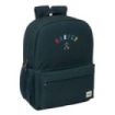 Safta Harper and Neyer Mochila Adaptable a Carro - Tirador Doble - Hombreras Ergonomicas - Bolsillo Frontal - Asa Superior - 18L - 320x140x430mm - Color Azul Marino