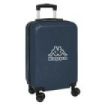Safta Kappa Dark Navy Maleta Trolley de Cabina 20” - Cierre con Candado - Interior Forrado - Bolsillo de Red - Ruedas Giratorias - Asa Extensible - 345x200x550mm - Color Azul Marino