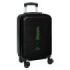 Safta Kappa Black Maleta Trolley de Cabina 20” - Seguridad con Candado - Interior Forrado - Cremallera - Cintas Elasticas PVC - Ruedas Giratorias - Ajustable - 40.1L - 345x200x550mm - Color Negro