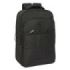 Safta Sevilla FC Business Mochila para Portatil hasta 15.6" - Interior Acolchado - Conector USB - Bolsillo Lateral - Frontal con Organizador - Tirador Doble - 290x150x440mm - Color Negro