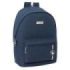 Safta el Ganso Eclipse Mochila para Portatil hasta 15.6" - Antirrobo - Conector USB - Base Acolchada - Tirador Doble - Ergonomica - Asa Superior - 24.55L - 310x180x440mm - Color Azul Marino