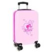 Safta Barbie Painterly Maleta Trolley de Cabina 20” - Cierre con Candado - Interior Forrado - Asa Flexible de PVC - Ruedas Giratorias - Ajustable - 40.1L - 345x200x550mm - Color Rosa