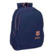 Safta F.C.Barcelona 2ª Equipacion Mochila Adaptable a Carro - Portabotellas - 2 Compartimentos - Doble Cremallera - Hombreras Ergonomicas - Asa Superior - 23L - 320x160x440mm - Color Azul Marino