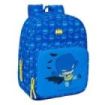 Safta Batman Preescolar Mochila Infantil - Adaptable a Carro - Portabotellas - Hombreras Ergonomicas - Bolsillo Frontal - 10L - 260x110x340mm - Color Azul