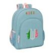 Safta Wicked Mochila Adaptable a Carro - Portabotellas - Tirador Doble - Hombreras Ergonomicas Acolchadas - Bolsillo Frontal - Asa de Mano Superior - 19L - 330x140x420mm - Color Turquesa