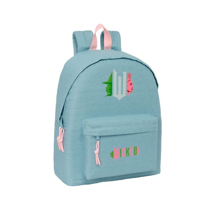 Safta Wicked Mochila - Bolsillo Frontal - Hombreras Acolchadas - Doble Tirador en Cremallera - Asa Superior - 20.8L - 330x150x420mm - Color Turquesa
