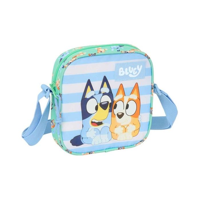 Safta Bluey Sisters Bolsito con Bandolera - 1L - Ideal para Uso Diario - Ligero y Portatil - 160x40x180mm - Color Azul