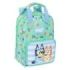 Safta Bluey Sisters Mochila Infantil - Bolsillo Frontal - Hombreras Acolchadas - Asa Forrada - 4.5L - Material Duradero - 200x80x280mm - Color Azul