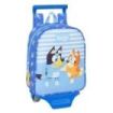 Safta Bluey Let'S Play Mochila con Carro - Tarjeta ID - Asa Superior - Mochila Extraible - Carro Resistente - 6L - 220x100x270mm - Color Azul