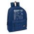Safta Como Entrenar a Tu Dragon Mochila - Bolsillo Frontal - Hombreras Acolchadas - Doble Tirador en Cremallera - Asa Superior - 20.8L - 330x150x420mm - Color Azul Marino