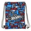 Safta Hot Wheels Saco Plano - Bolsillo con Cremallera - Cierre con Cordones - Ligero y Portatil - 3L - 260x10x340mm - Color Azul