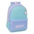 Safta Munich Mellow Mochila Adaptable a Carro - Bolsillos Laterales - Doble Tirador - Acolchada y Ergonomica - Asa Superior - 19L - 300x140x460mm - Color Azul Claro