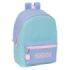 Safta Munich Mellow Mochila para Portatil hasta 15.6" - Conector USB - Base Acolchada - Bolsillo Frontal - Tirador Doble - Hombreras Ergonomicas - 24.55L - 310x180x440mm - Color Azul Claro