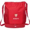 Safta Sevilla FC Saco Mochila - Bolsillo Interior con Cremallera - Bolsillos Laterales - Hombreras Ajustables - Resistente al Agua - 21.93L - 340x150x430mm - Color Rojo