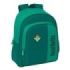 Safta Real Betis Balompie Mochila Infantil - Adaptable a Carro - Bolsillos Laterales - Hombreras Acolchadas - Bolsillo Frontal - Asa Superior - Resistente al Agua - 10L - 280x100x340mm - Color Verde