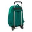 Safta Real Betis Balompie Mochila con Carro - Bolsillo Frontal - Tirador Doble - Hombreras Ergonomicas - Mochila Extraible - Ruedas de Goma - Resistente al Agua - 300x140x430mm - Color Verde
