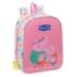 Safta Peppa Pig Baby Pig Mochila Guarderia - Adaptable a Carro - Cremallera - Tarjeta de Identificacion - Asa Superior - 6L - 220x100x270mm - Color Rosa