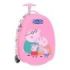Safta Peppa Pig Baby Pig Maleta Trolley Infantil 16” - Interior Forrado y Bolsillo - Dos Ruedas Resistentes - Cintas con Cierre de PVC - Materiales ABS y PC - 27.7L - 280x230x430mm - Color Rosa