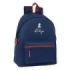 Safta el Pulpo Mochila - Bolsillo Frontal - Hombreras Acolchadas - Doble Tirador en Cremallera - Asa de Mano Superior - 20.8L - 330x150x420mm - Color Azul Marino