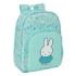 Safta Miffy Friends Mochila Infantil - Adaptable a Carro - Portabotellas - Hombreras Acolchadas - Material Reciclado - Resistente al Agua - 10L - 260x110x340mm - Color Azul Claro
