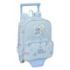 Safta Stitch Mochila con Carro - Tarjeta ID - Bolsillo Frontal - Mochila Extraible - Carro Resistente - Asa Superior Comoda - 6L - 220x100x270mm - Color Azul Claro