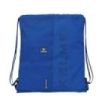 Safta Kelme Blue Saco Plano - Bolsillo con Cremallera - Cierre con Cordones - 5L - Material Duradero - Uso Versatil - Ligero y Compacto - 350x10x400mm - Color Azul