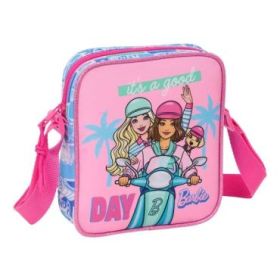 Safta Barbie Bolsito con Bandolera - 1L - Ideal para Uso Diario - 160x40x180mm - Color Rosa