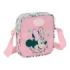 Safta Minnie Mouse Minty Bolsito con Bandolera - 1L - Facil de Llevar - 160x40x180mm - Color Rosa Pastel