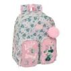 Safta Minnie Mouse Minty Mochila Infantil - Adaptable a Carro - Portabotellas - Hombreras Acolchadas - Bolsillo Frontal - Asa Superior - 9.5L - 280x100x340mm - Color Rosa Pastel