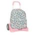Safta Minnie Mouse Minty Mochila para Portatil hasta 14.1" - Portabotellas - Tirador Doble - Espalda Acolchada - Asa Superior - Mochila Extraible - 17.35L - 310x130x430mm - Color Rosa Pastel