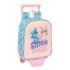 Safta Stitch Ohana Mochila con Carro - Tarjeta ID - Asa Superior - Mochila Extraible - Material Resistente - 6L - 220x100x270mm - Color Azul Claro