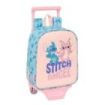 Safta Stitch Ohana Mochila con Carro - Tarjeta ID - Asa Superior - Mochila Extraible - Material Resistente - 6L - 220x100x270mm - Color Azul Claro