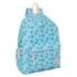 Safta Stitch Ohana Mochila para Portatil hasta 14.1" - Bolsillo Frontal - Portabotellas - Tirador Doble - Hombreras Ergonomicas - Asa Superior - 310x130x430mm - Color Azul Claro