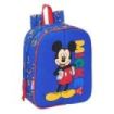 Safta Mickey Mouse Today Mochila Guarderia - Solapa Imantada - Adapatable a Carro - Cremallera - Tarjeta ID - Asa de Mano - 6L - 220x100x270mm - Color Azul