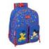 Safta Mickey Mouse Today Mochila Infantil - Adaptable a Carro - Portabotellas - Hombreras Acolchadas - Bolsillo Frontal - Asa Superior - 9.5L - 280x100x340mm - Color Azul